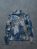 Blue y2k turtle neck