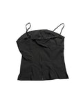 Black Zip Corset Top (S)