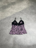 pink tiger print top (S)