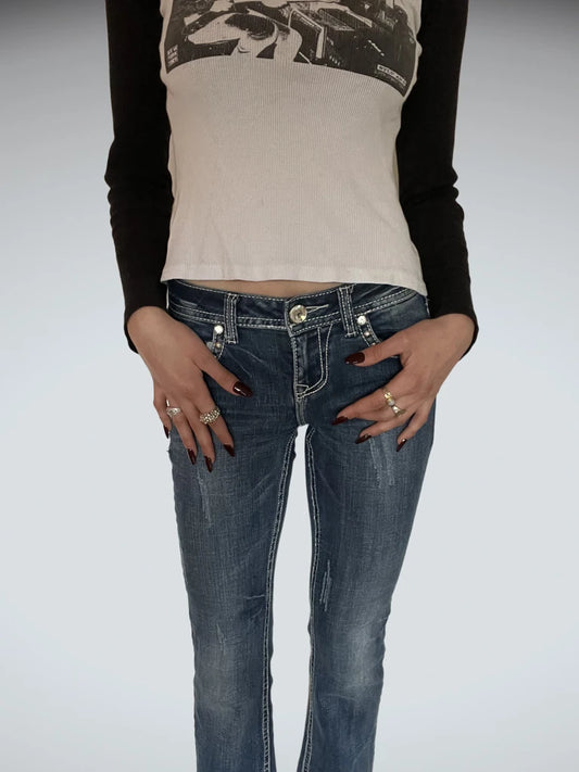 Blue Jeans with Glitter