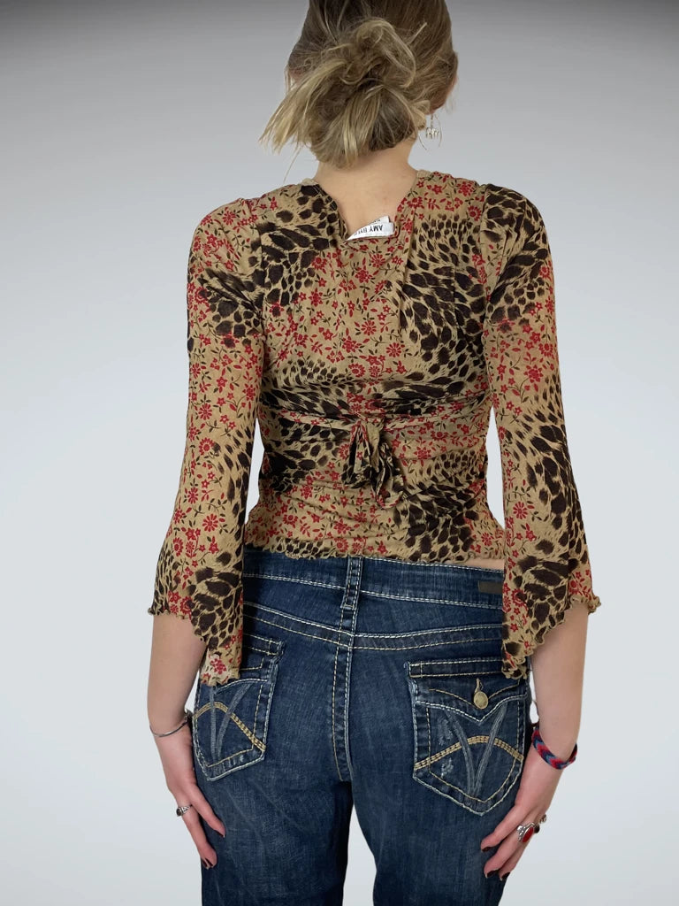 Long sleeve blouse