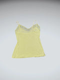 Light Green Satin Beaded Cami Top (XXS)