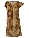 liquid dusk – glitter mesh gown (S)