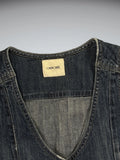 Cherokee Fitted Blue Denim Vest Women (S)