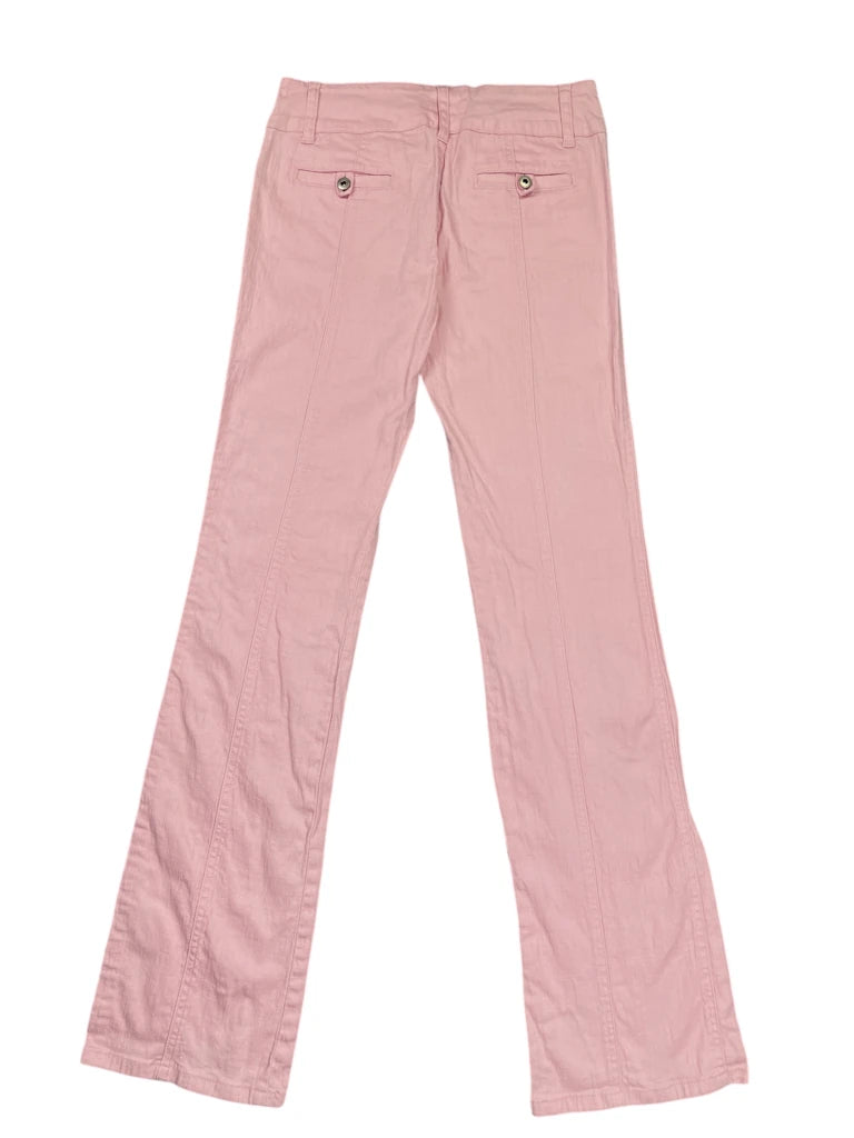 BeBop Pink Slim-Fit Pants (XS)