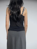 black lace top (S)