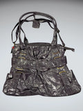 Purple Oversized Belt Detail Tote Bag (ONESIZE)