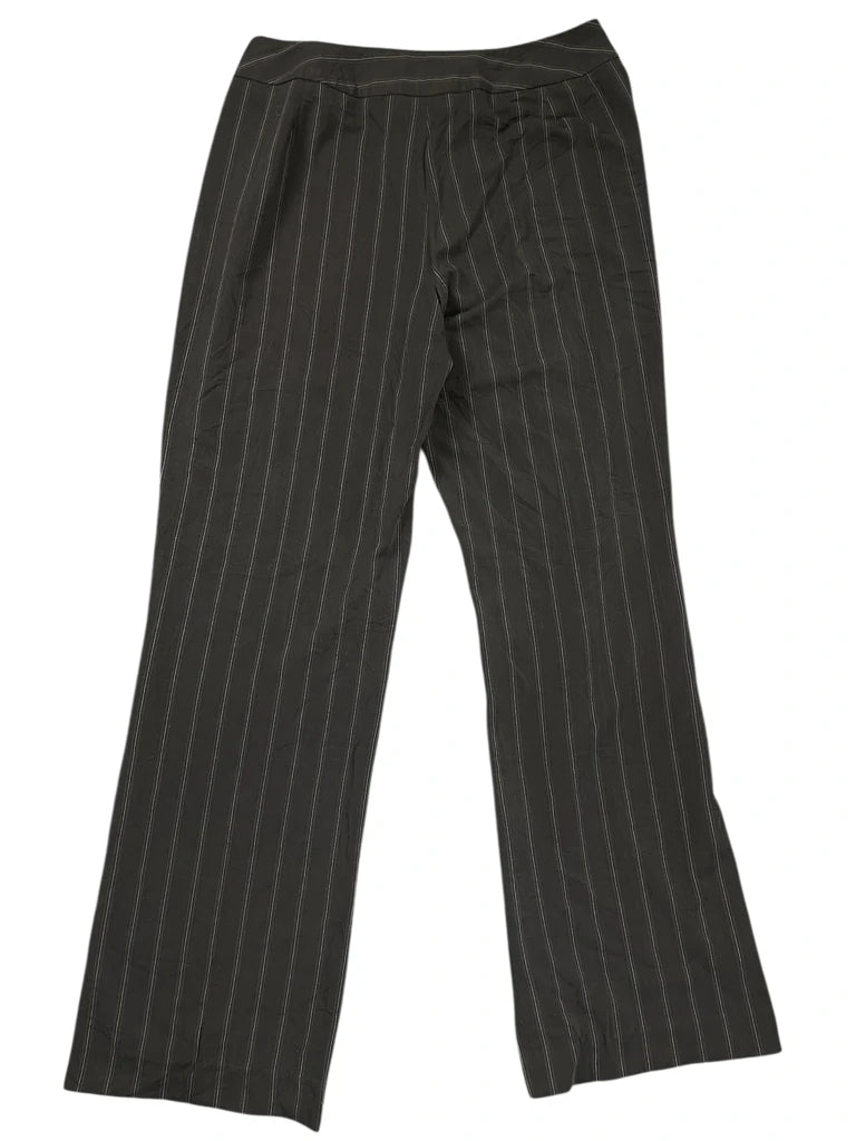 Larry Levine Black Pinstripe Pants (S)