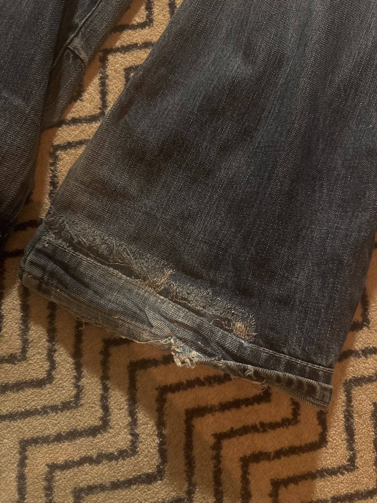Flaw close-up