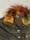 Crazy World Colourful Fur Jacket
