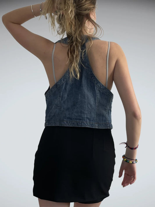 blue loops – y2k denim corsage 2 (XL)