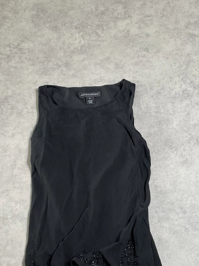 black dress with paillettes ((N/A) probably M)