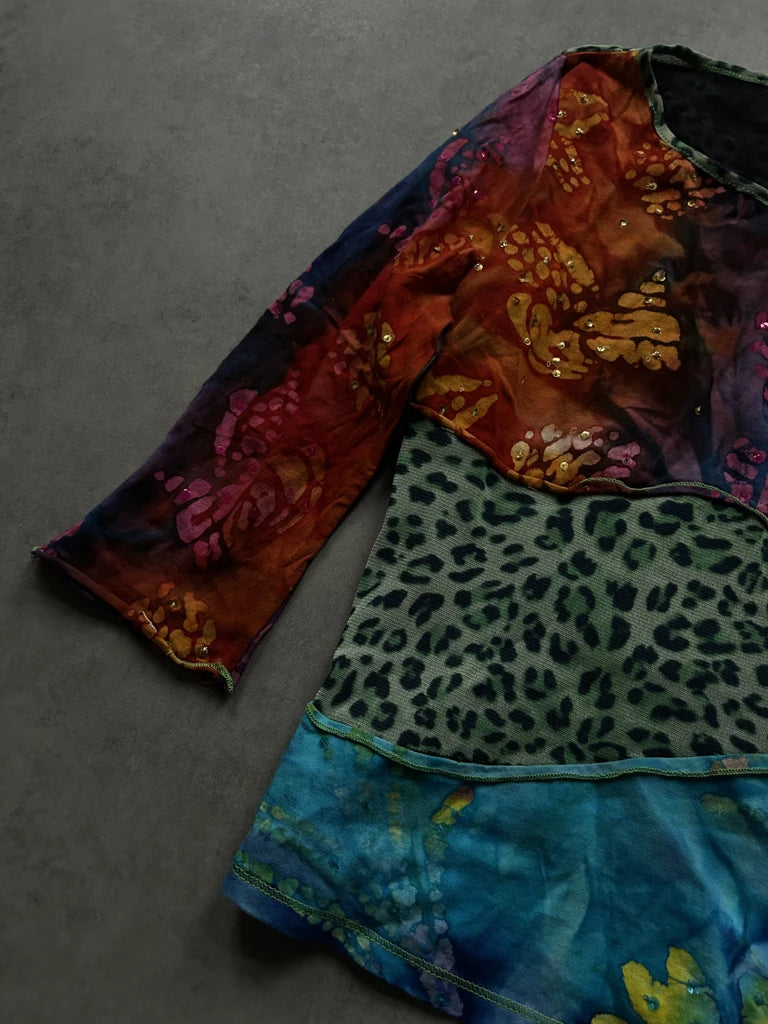 Colorful print top