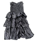 Black Ruffle Corset Dress (XS)