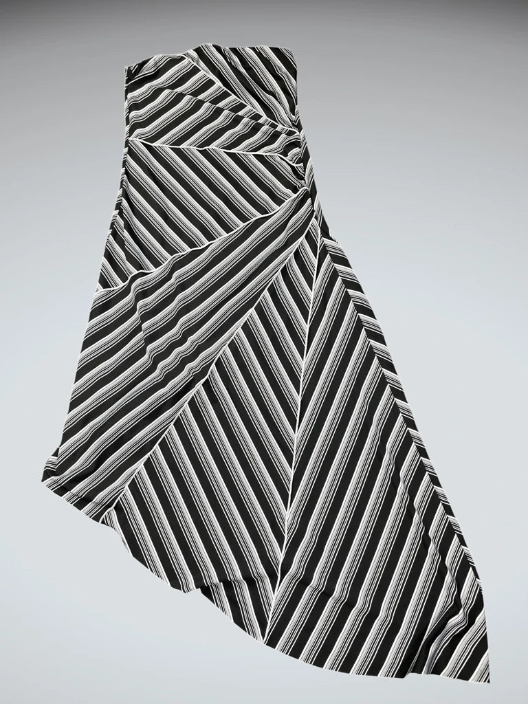 Black Asymmetric Skirt (XXS)