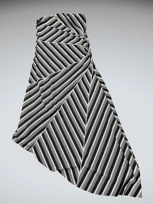 Black Asymmetric Skirt (XXS)