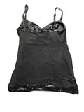 Black Sequin Embellished Camisole Top (S)