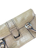 Jag Yellow Croc Effect Structured Bag (ONESIZE)