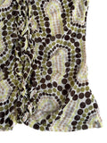 olive wave – 70s mesh cami (M)