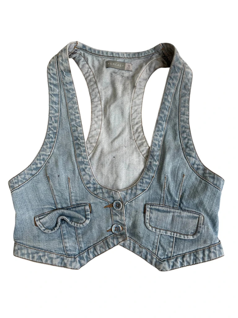 fast lane – cropped light vest (S?)