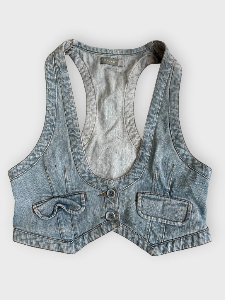 fast lane – cropped light vest (S?)