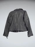 Max Studio Black Faux Leather Jacket Women (S)