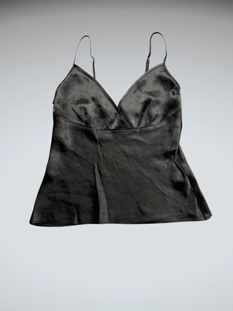 Black Silk Cami Top (S)
