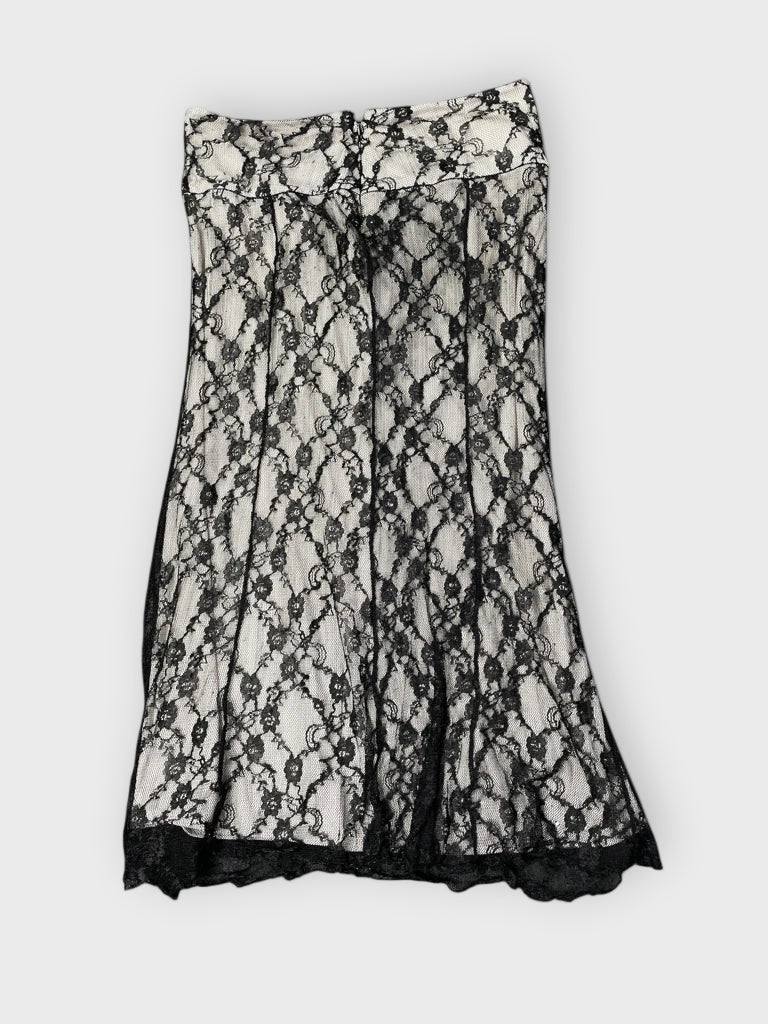 Worthington Lace Overlay Top (M)