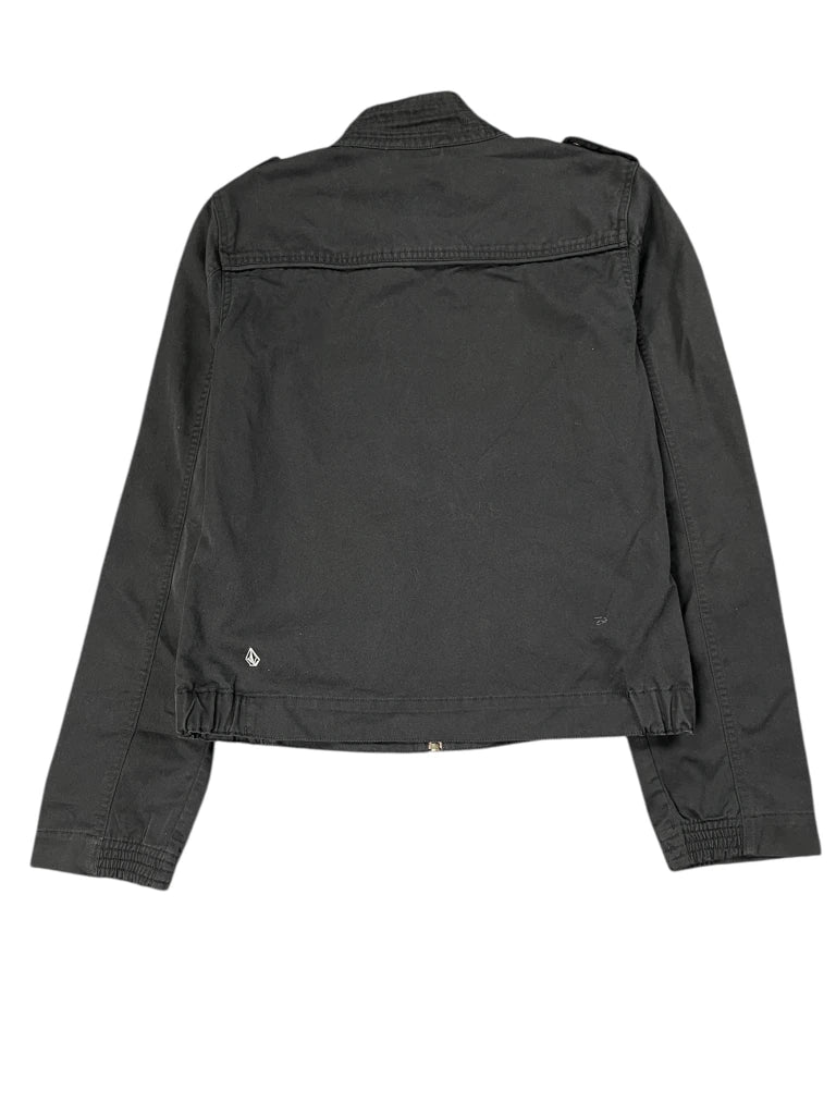 Volcom Black Utility Cotton Jacket (M)