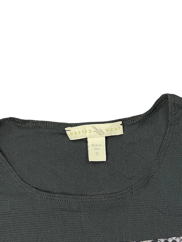 Weston Wear grey snakeskin top (S)