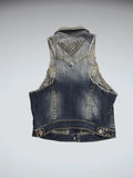 Silver Jeans Classic Blue Denim Vest Women (M)