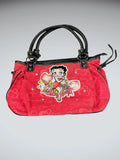 Betty Boop Red Graphic Tote Bag (ONESIZE)