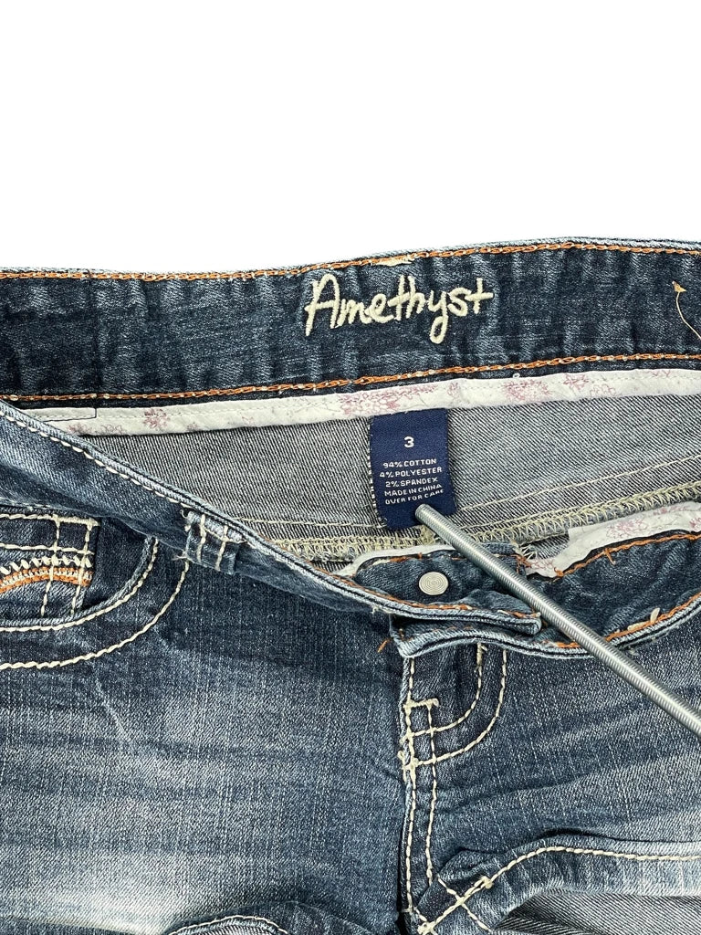 Amethyst Blue Vintage Cutoff Denim Hotpants (S)