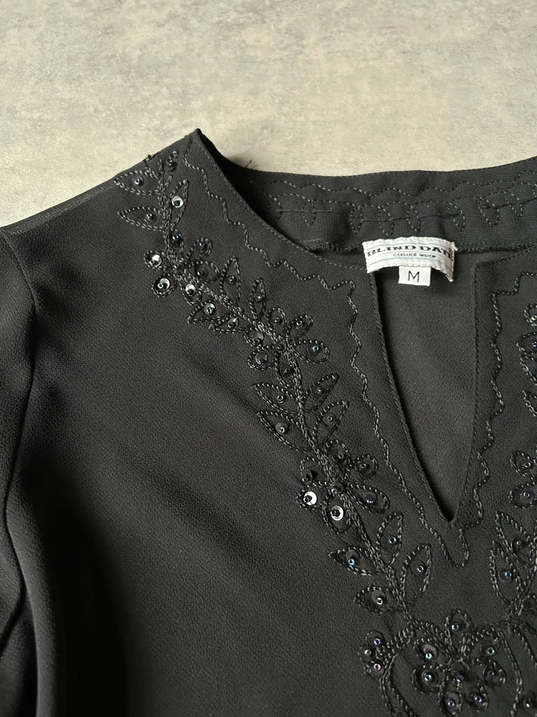 Vintage gennemsigtig top