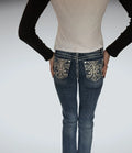 Blue Jeans with Glitter