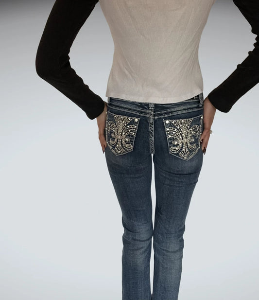 Blue Jeans with Glitter