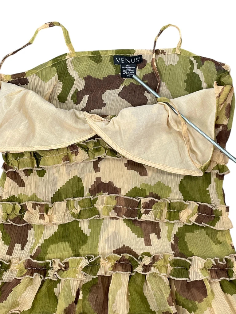 Light Camo Summer Dress Top (M)