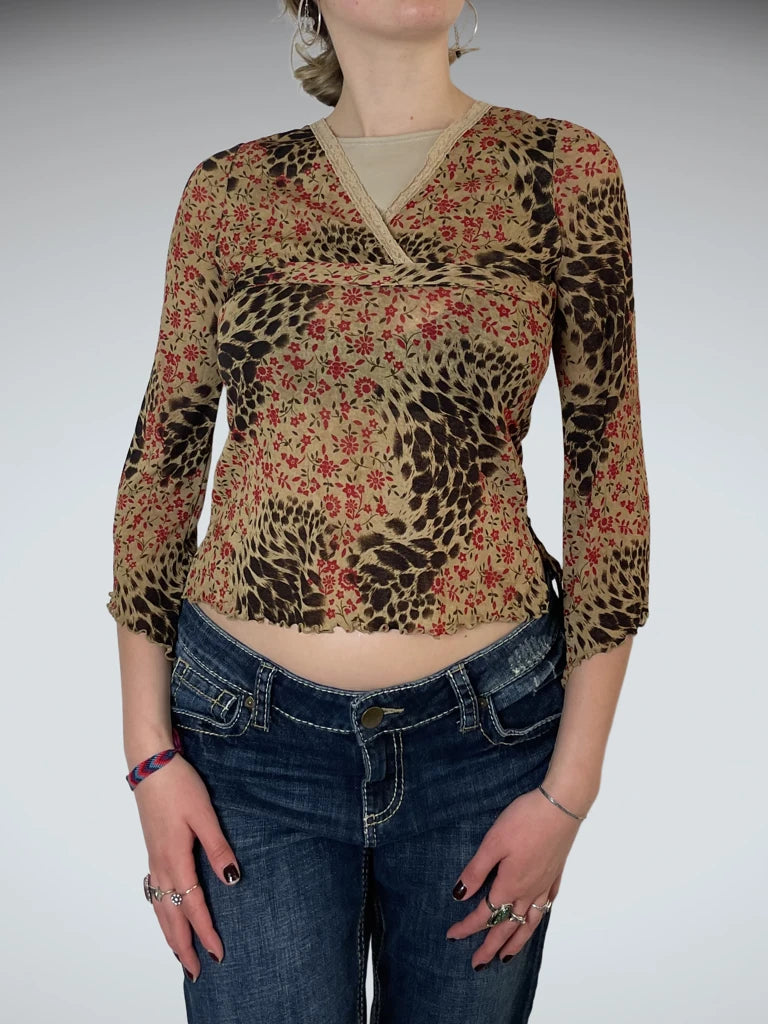 Long sleeve blouse