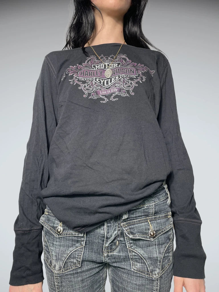 harley davidson long sleeve top