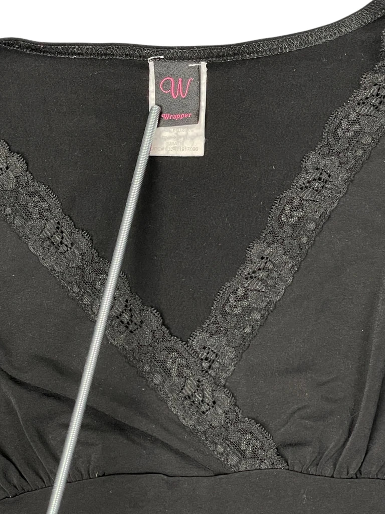 Wrapper Elegant Black Dress (S)