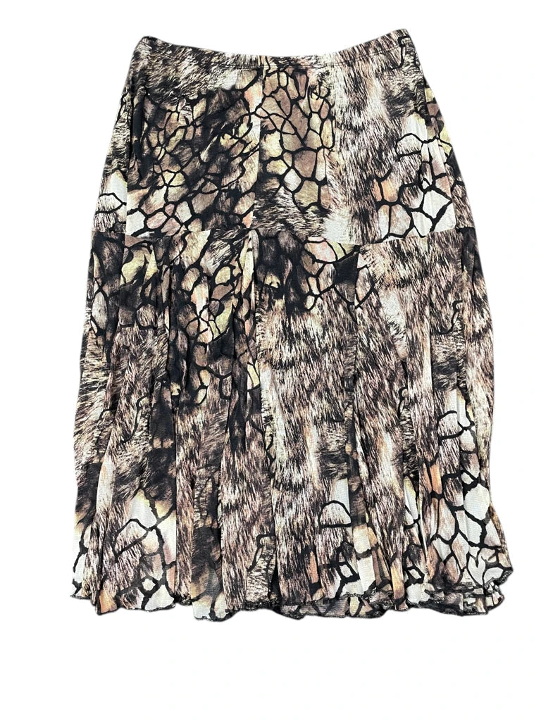 Wild Texture Midi Skirt (M)