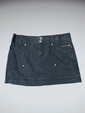 Old Navy Navy Blue Zip Detail Skirt (L)