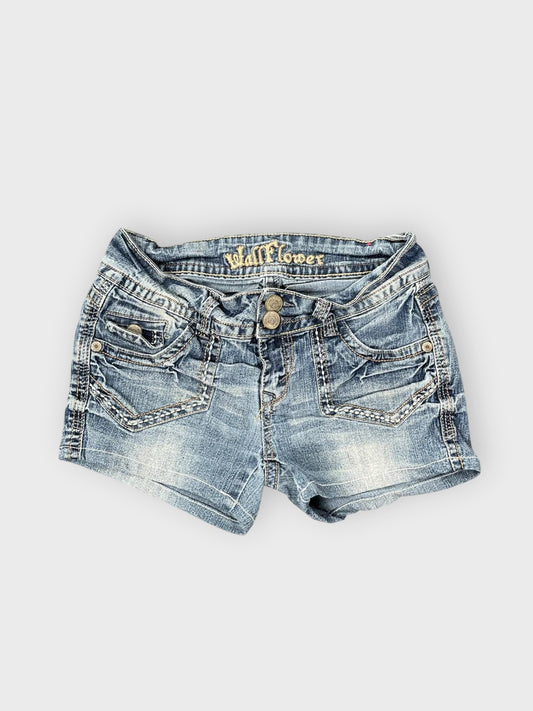 Wall Flower Double Button Pocket Denim Hotpants (S)