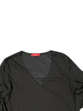 ENT Black V-Cut Top (S)
