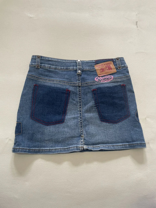 2000s Replay Denim Skirt (XS)