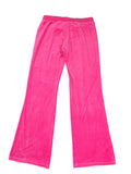 Juicy Couture Pink Velour Lounge Pants with Logo Embroidery (M)