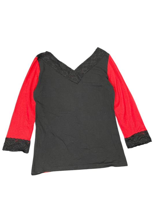 Art Teas red dress top (M)