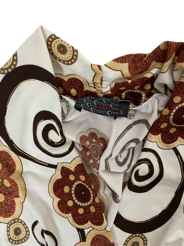 Psychedelic Bloom – Swirled Retro Crop (S)