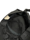 Black Rhinestone Cross Military Cap (ONESIZE)
