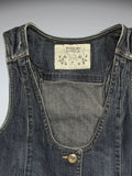 Mossimo Supply Co Blue Denim Vest Women (XL)